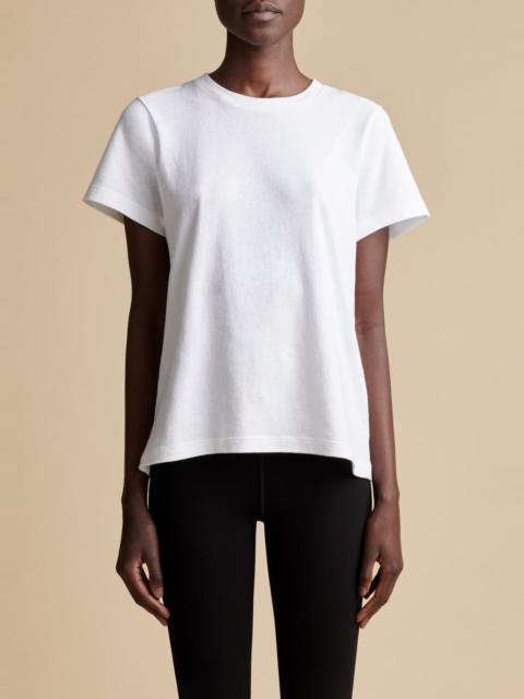 KHAITE The Emmylou T-Shirt in White