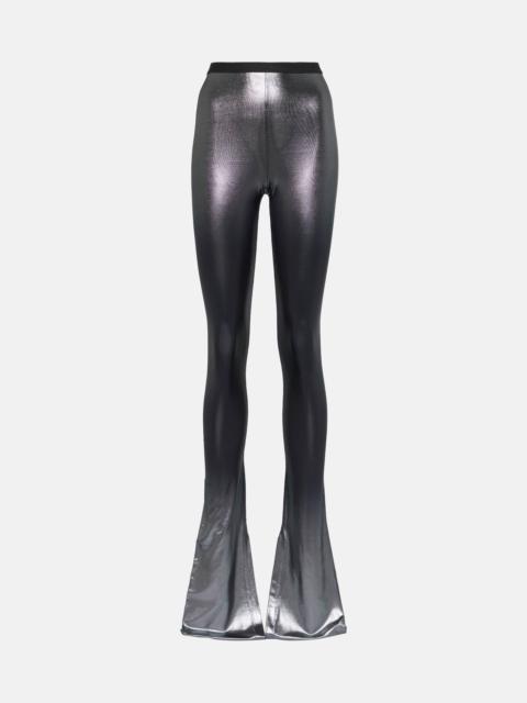 Rick Owens Carmen metallic flared pants