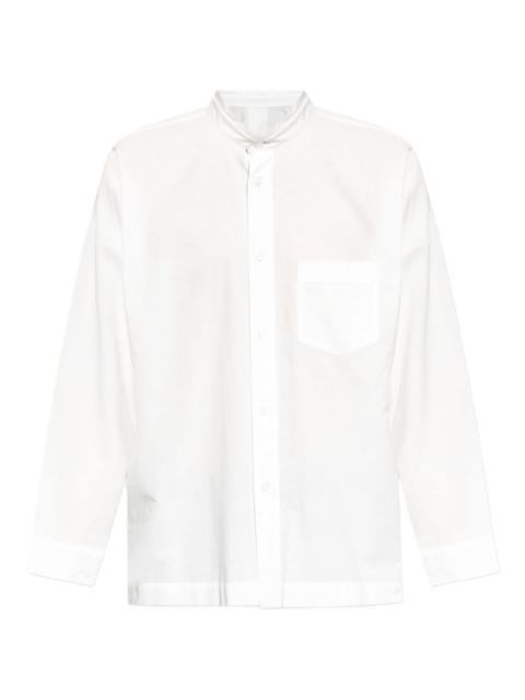 ISSEY MIYAKE mandarin-collar pocket shirt