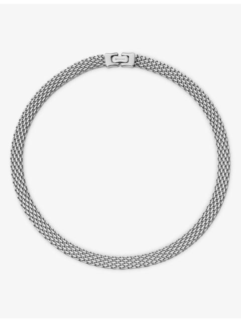 MISSOMA Heirloom Chain Platinum-Plated Stainless Steel Choker Necklace
