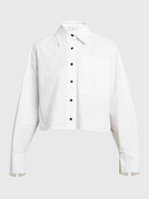 Proenza Schouler Alma Long-Sleeve Poplin Shirt