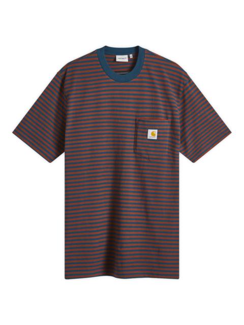 Carhartt WIP Verner Stripe Pocket T-Shirt