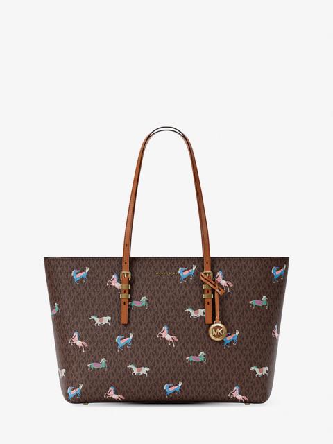 MICHAEL KORS Quinn Large Signature Logo Tote Bag