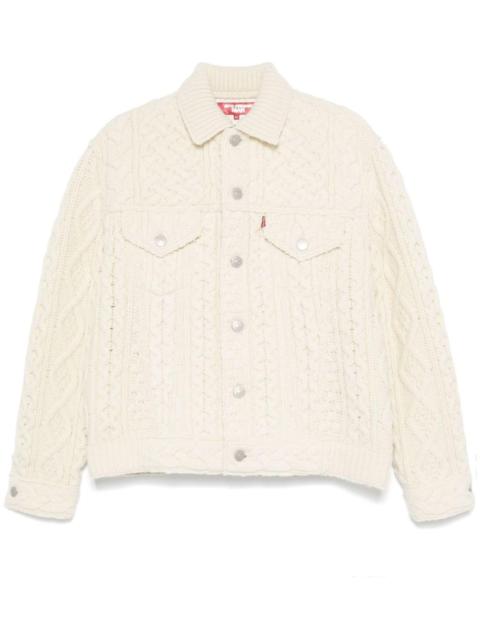 Junya Watanabe MAN x Levi's® Aran-knit cardigan