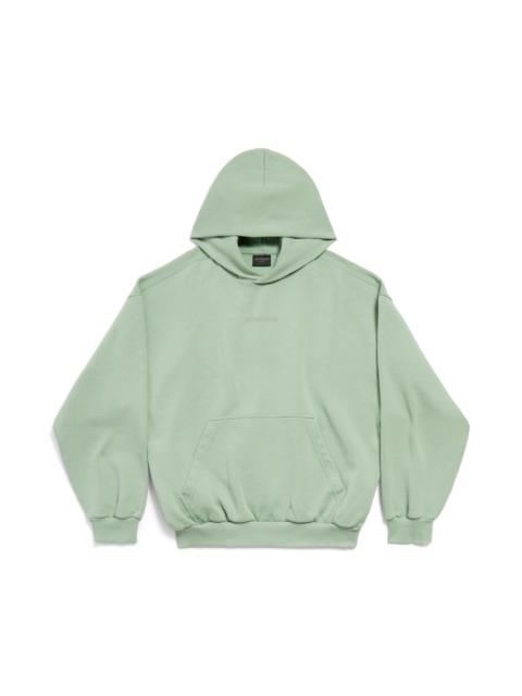 BALENCIAGA Balenciaga Back Reflective Hoodie Medium Fit in Sage Green