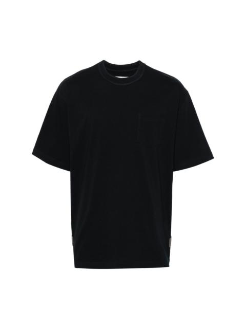 sacai drop-shoulder cotton T-shirt