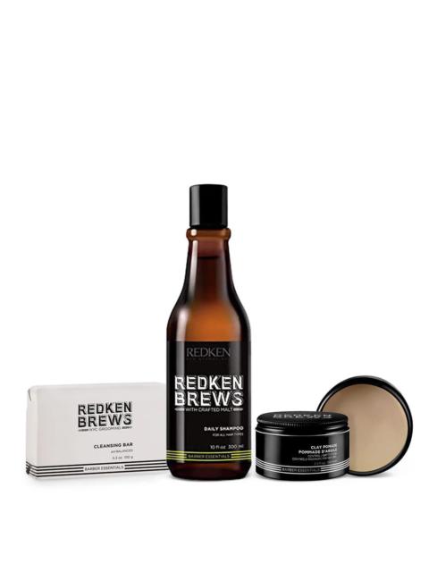 Redken Men's Go-To Set with Clay Pomade