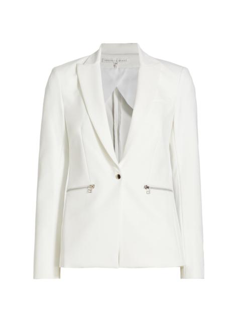 VERONICA BEARD Women's Core Scuba Jacket - White