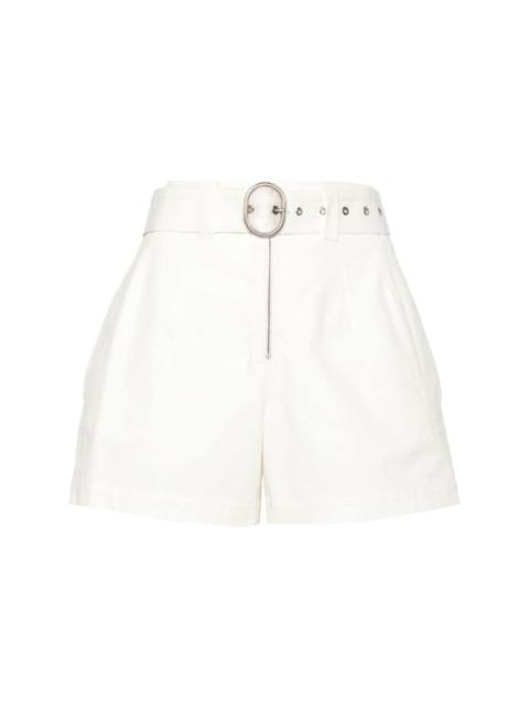 Jil Sander belted denim shorts