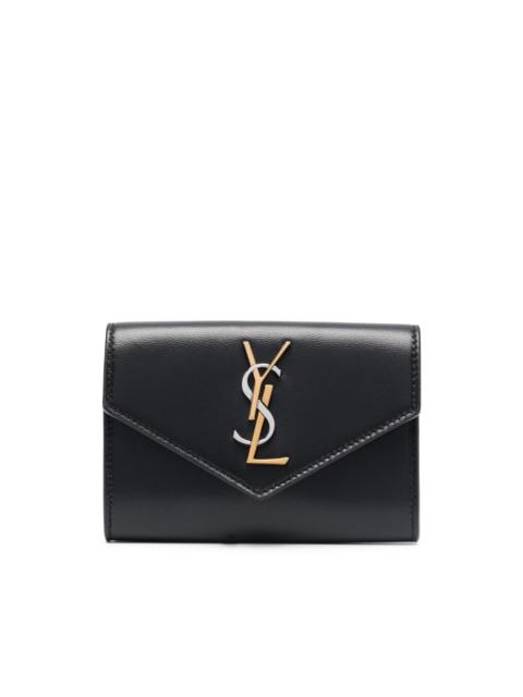 YSL logo-plaque leather bag