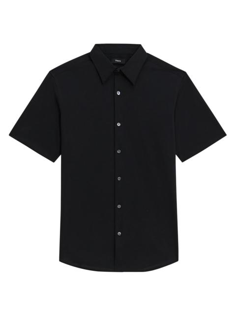 Theory Men's Irving Cotton-Blend Shirt - Black