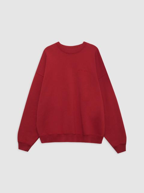 ANINE BING Miles Sweatshirt - Washed Red