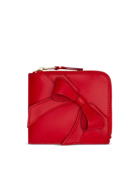 Comme Des Garçons Big Bow zip wallet