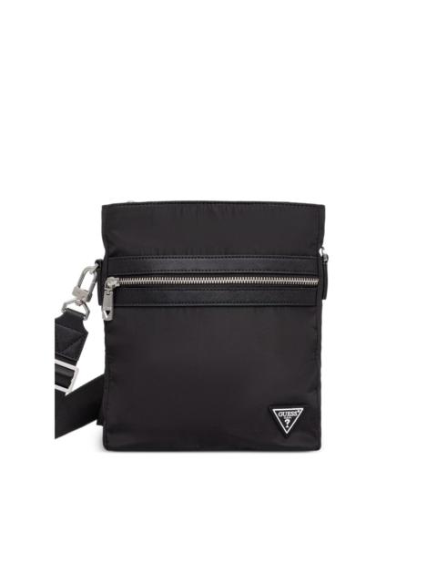 GUESS USA Berlin triangle-logo messenger bag