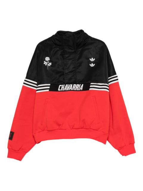 adidas x Willy Chavarria Gomez logo-smbroidery sweater