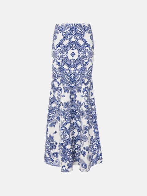 Etro Jacquard maxi skirt