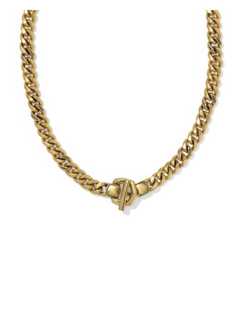 KENDRA SCOTT Keziah Vintage Gold Link and Chain Necklace