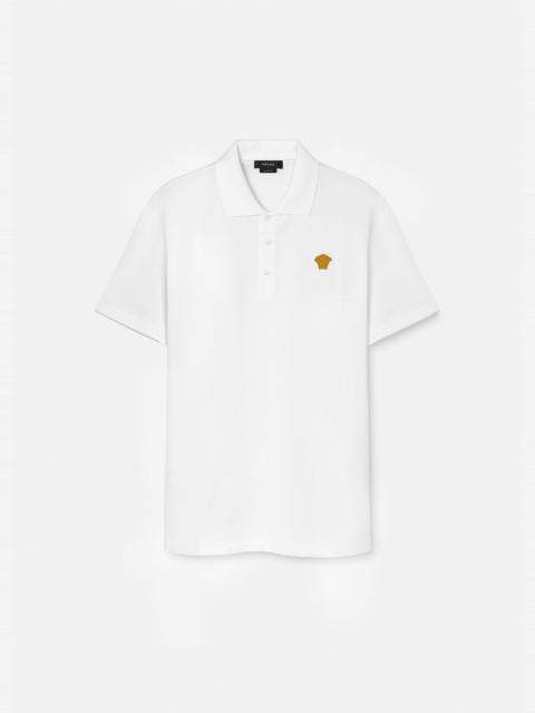 VERSACE Embroidered Polo Shirt