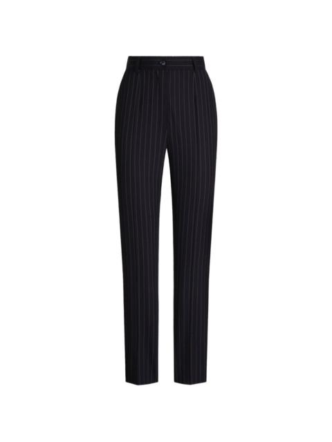 Dolce & Gabbana pinstripe wool trousers