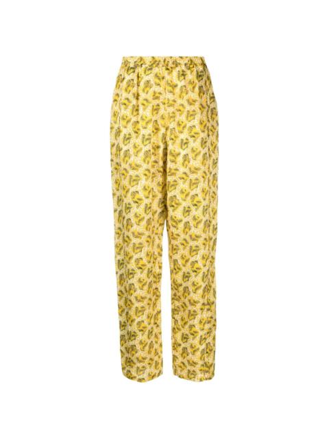 Isabel Marant Piera graphic-print trousers