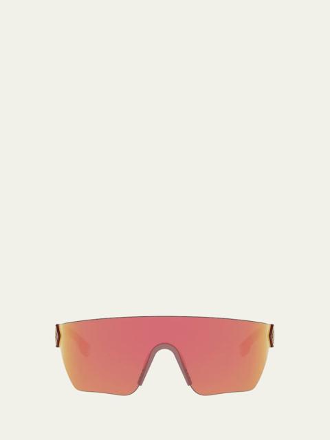 FENDI Men's FF Squared Nylon Mask Sunglasses