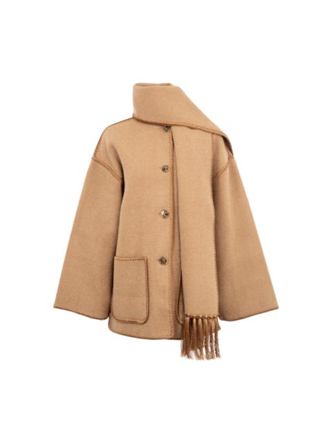 TOTEME EMBROIDERED SCARF JACKET