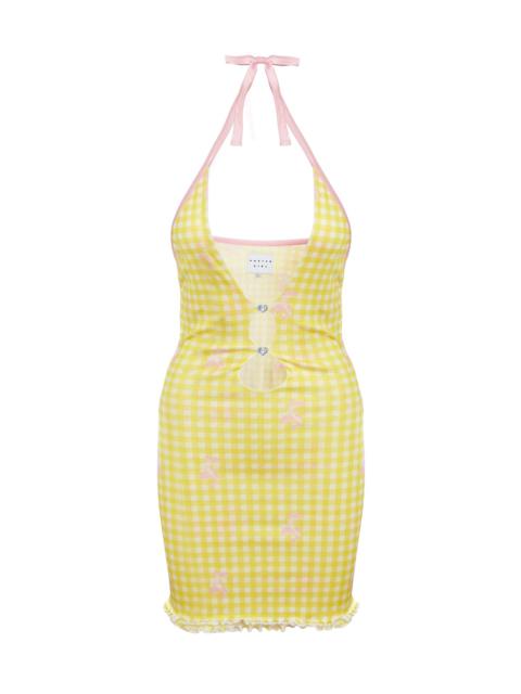 POSTER GIRL GRETCHEN MINI DRESS SUNSHINE GINGHAM