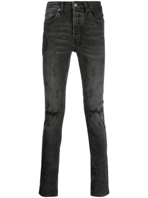 Chitch Ashes Trashed distressed jeans