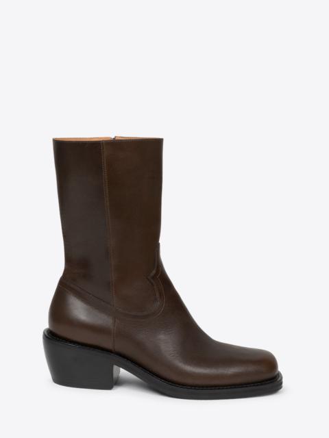 Dries Van Noten HIGH LEATHER BOOTS