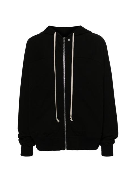 zip-up organic-cotton hoodie