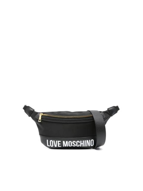 Moschino logo-print belt bag