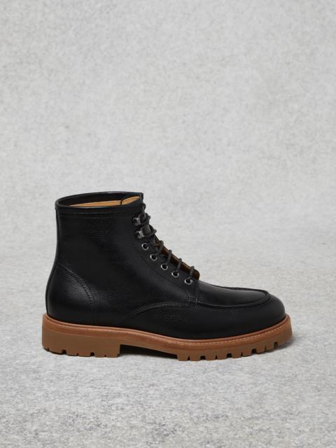 Brunello Cucinelli Texture calfskin boots