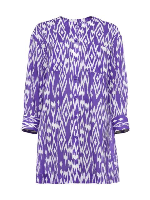 ERES Women's Hurricane Cotton Shirt - Imprime Wind Flashy