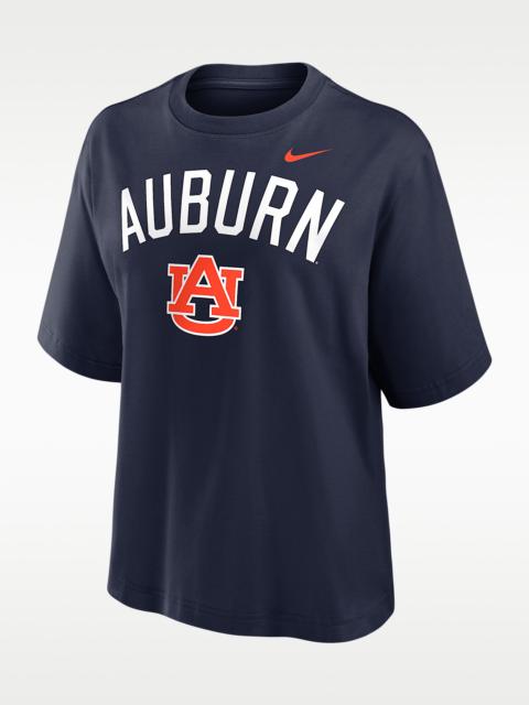Nike Auburn Arch Over Logo Boxy Women's Nike College T-Shirt