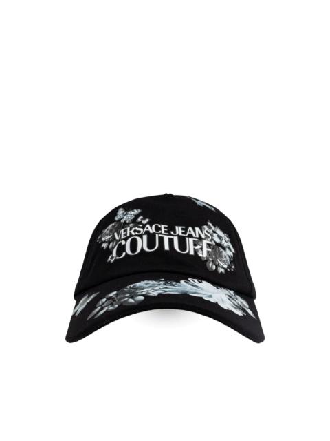 VERSACE JEANS COUTURE floral butterfly cap
