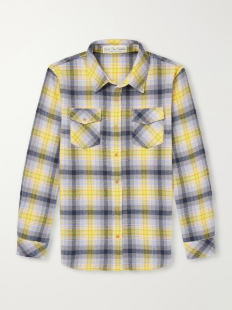 God’s True Cashmere Checked Cashmere Shirt