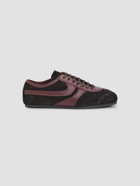 Dries Van Noten Women's Suede Low-Top Sneakers - Black