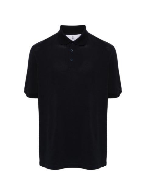 cotton-piquÃ© polo shirt