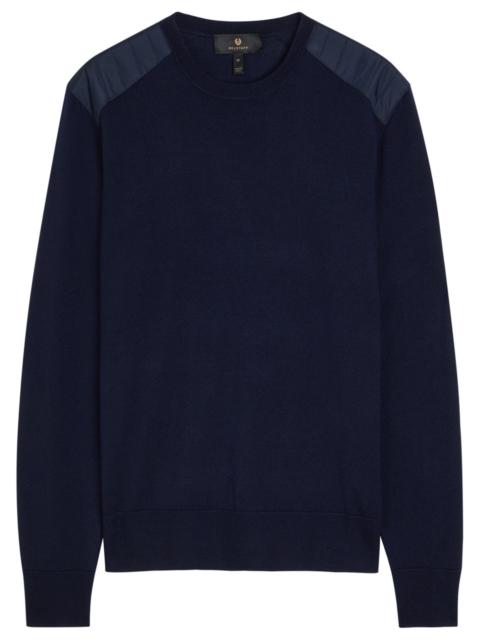 Belstaff Belstaff Kerrigan Panelled Shoulders Wool-blend Jumper