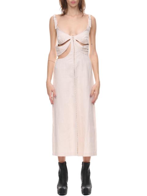 ELENA VELEZ Cut-Out Dress