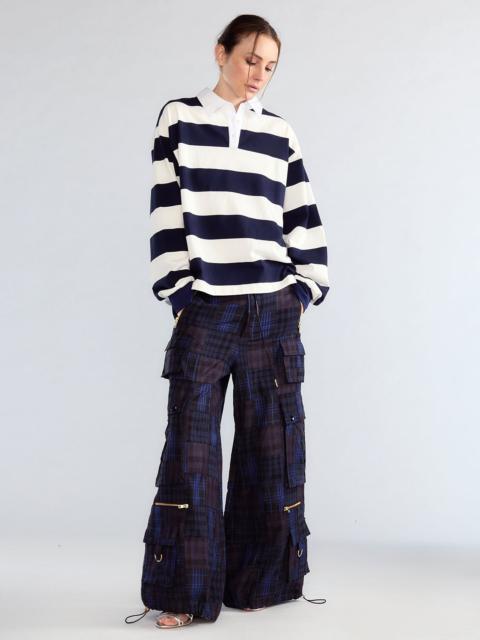 CYNTHIA ROWLEY Madrid Madras Cargo Pants