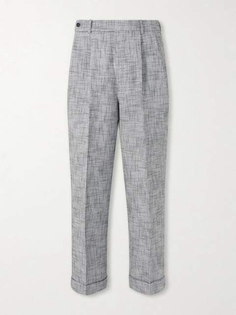 BODE Static Weave McNab Straight-Leg Woven Trousers