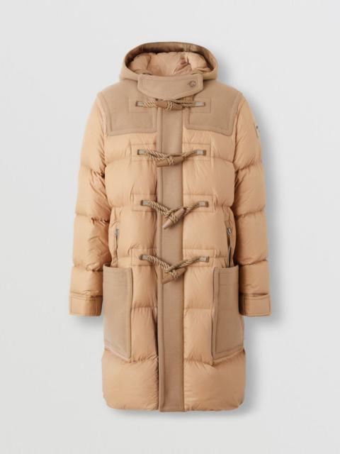 Burberry Nylon and Technical Wool Down-filled Duffle Coat
