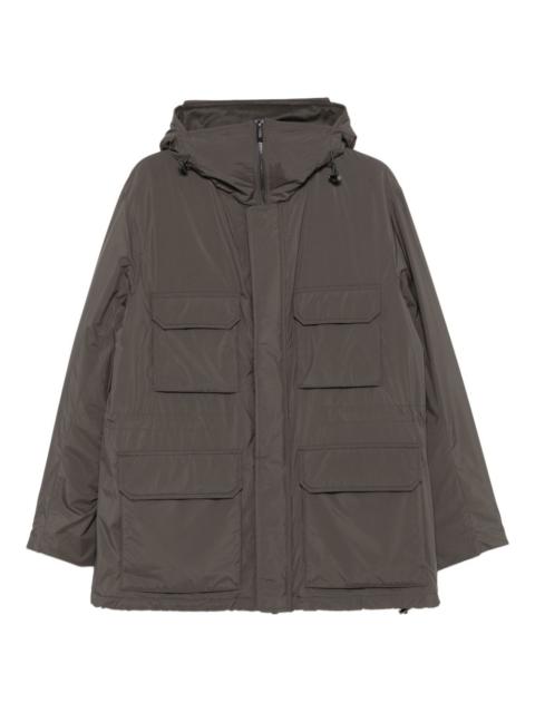 EMPORIO ARMANI multi-pocket hooded jacket
