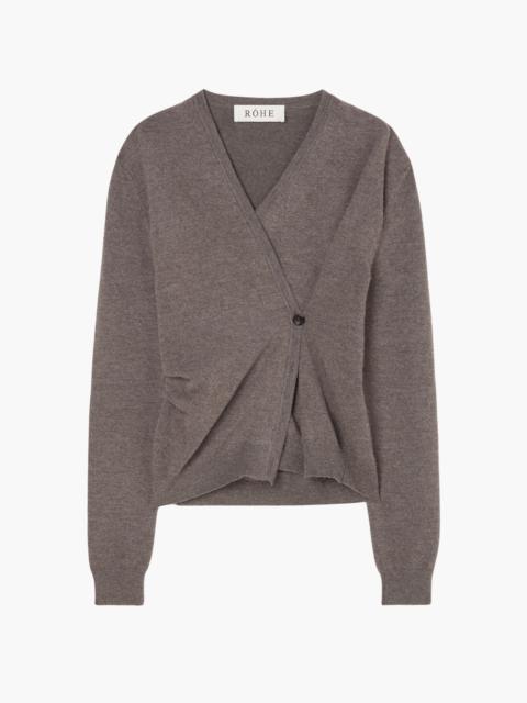 RÓHE TWISTED BALLET CARDIGAN