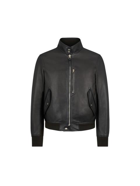 TOM FORD GRAIN LEATHER HARRINGTON 와 ZIP