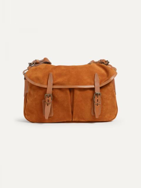 Bleu de Chauffe MUSETTE S FISHERMAN'S BAG / SUEDE - OCHER