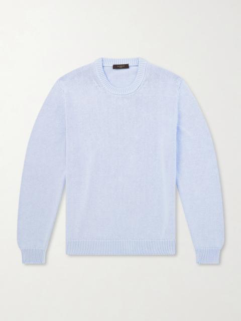 SLOWEAR Slim-Fit Cotton Sweater