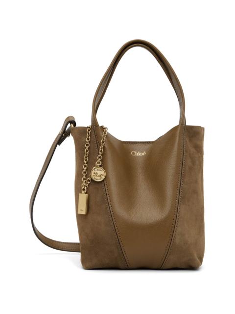 Chloé Brown Small 'Chloé Spin' Tote