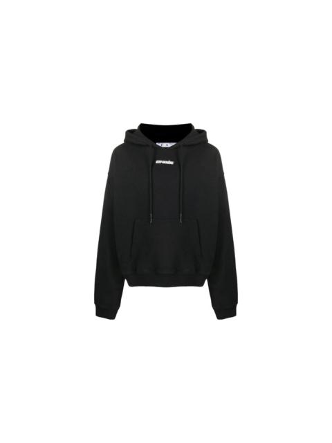 Off-White Marker Over Hoodie 'Black' OMBB037E20FLE0021025
